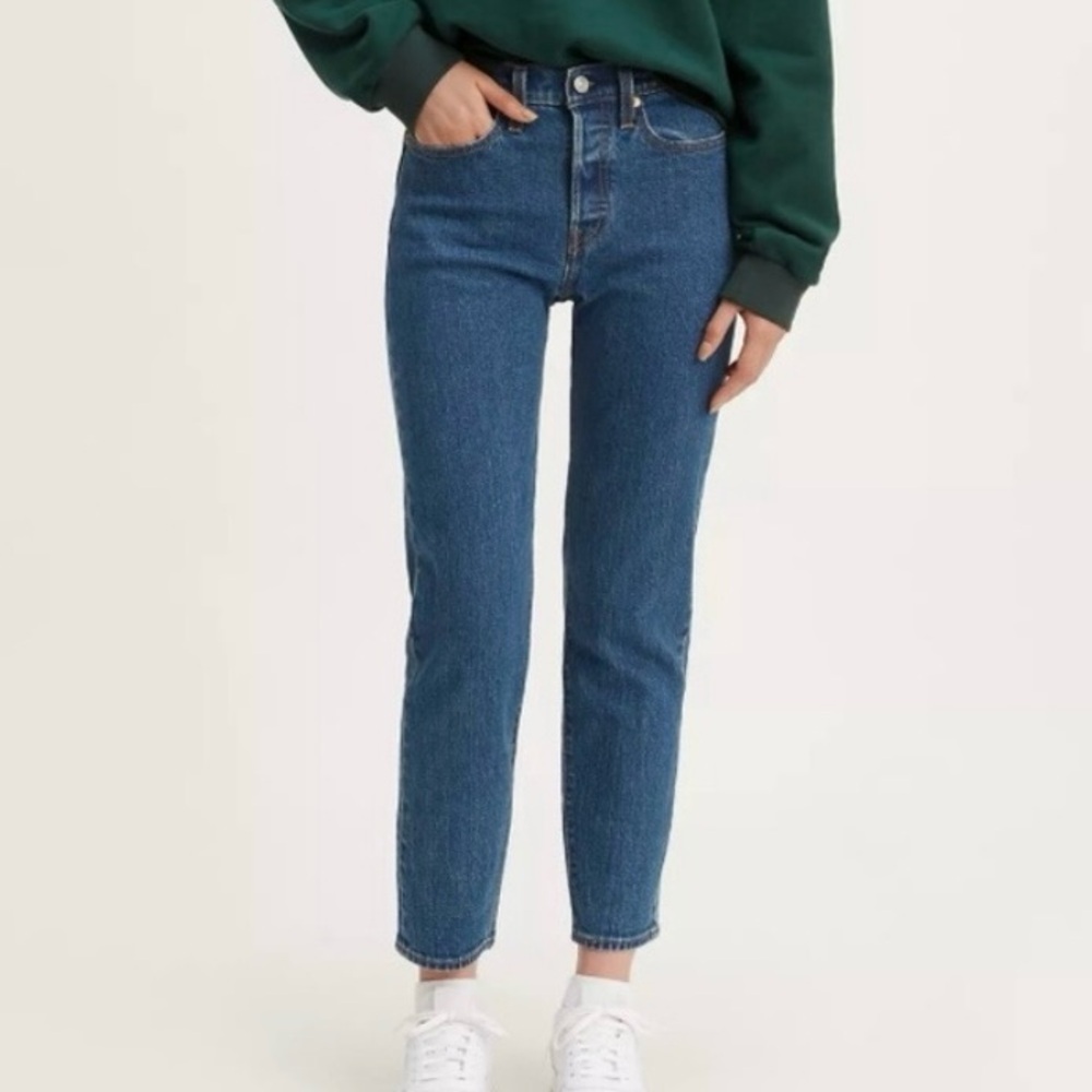 NWOT Wedgie Skinny Fit High Rise Medium Blue Women’s Jeans Size 24
